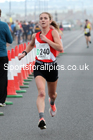 Senior womens 4 stage relay, 2021 Northern 6 and 4 Stage and Young Athletes Road Relays, Redcar. Photo: David T. Hewitson/Sports for All Pics
